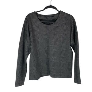 Silvian Heach plaid houndstooth top